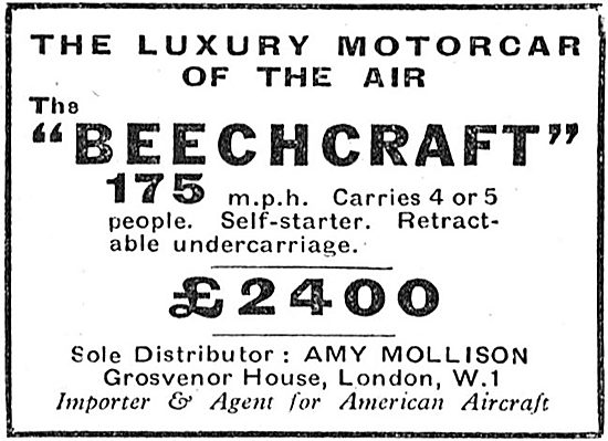 Beechcraft :Amy Mollison Distributor                             