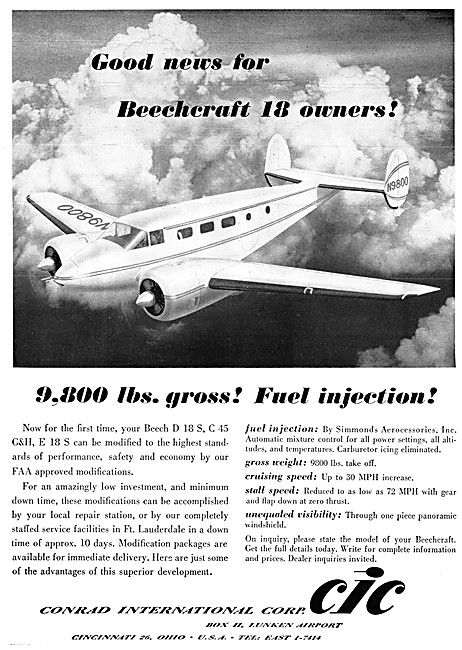 Beechcraft D18 S - Conrad Beech 18 Conversion                    