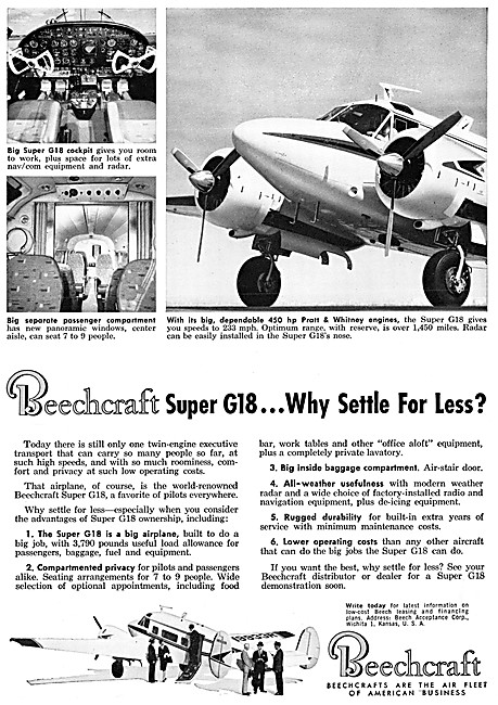 Beechcraft Super G18                                             