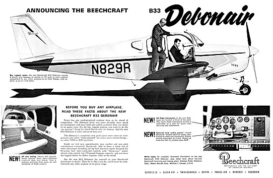 Beechcraft Debonair N829R                                        