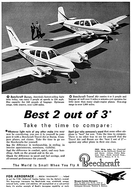 Beechcraft Baron - Beechcraft Travel Air                         