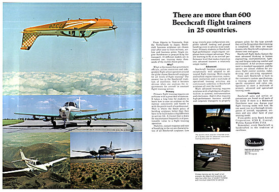 Beechcraft Training Aircraft Types 1973                          