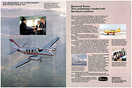 Beechcraft Pressurized Baron 58P                                 