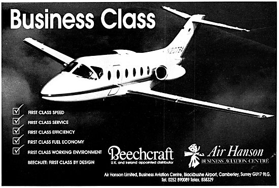 Beechcraft Business Jets - Air Hanson Blackbushe                 
