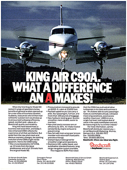 Beechcraft King Air C90A                                         