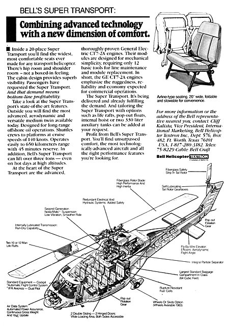 Bell Super Transport Helicopter                                  