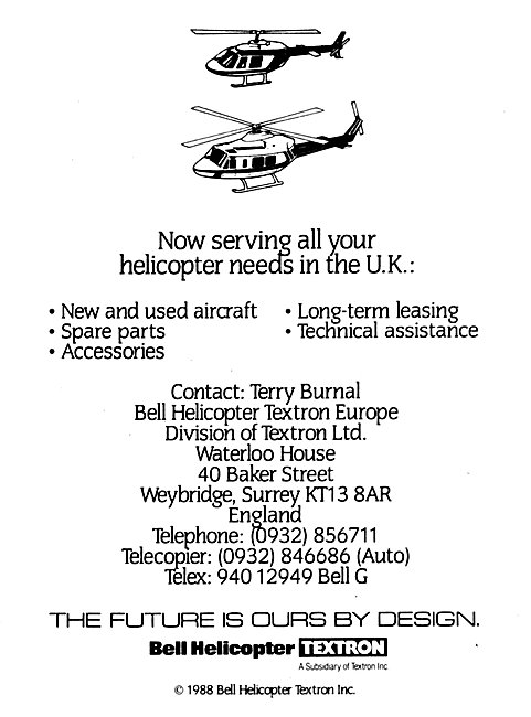 Bell Textron Bell Helicopters UK                                 