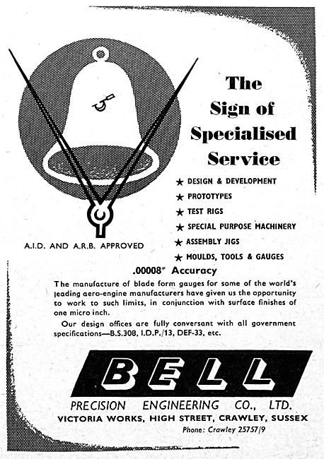 Bell Precision Engineering Test Rigs, Prototyping & Assembly Jigs