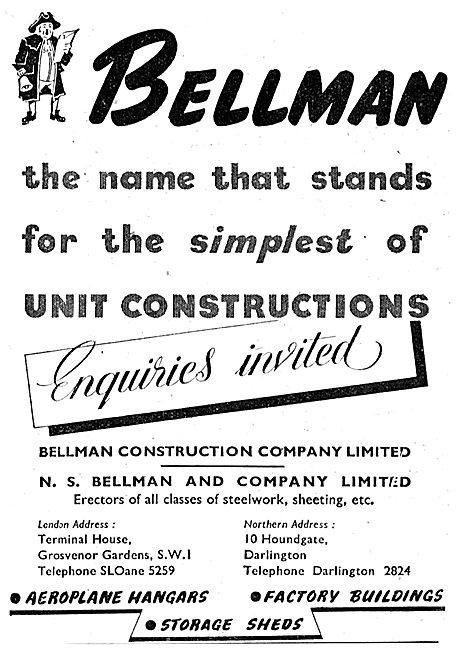 Bellman Hangars 1943                                             