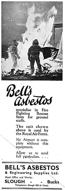 Bell's Asbestos Fire Fighting & Rescue Suits                     