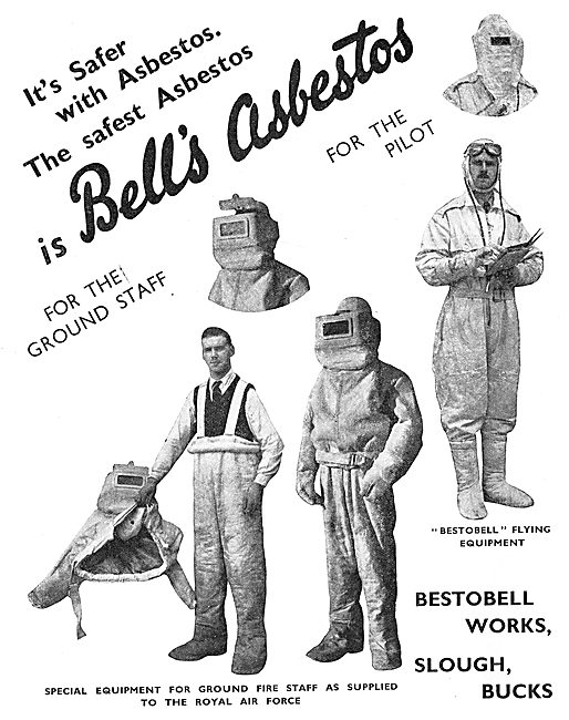 Bell's Asbestos  Fire & Rescue Suits. Asbestos Flying Suits      