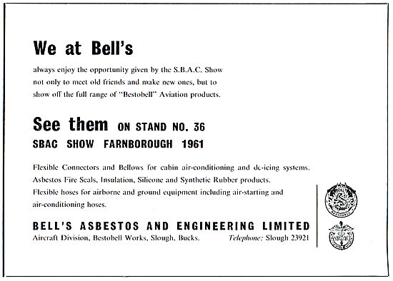 Bell's Asbestos For The Aviat6ion Industry                       