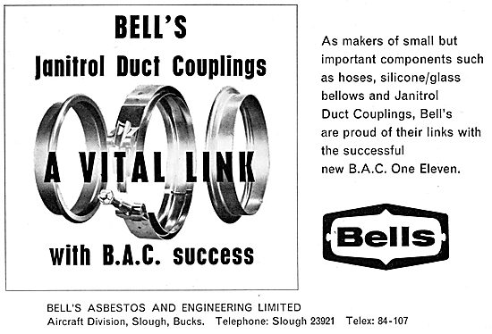 Bell's Asbestos - Aircraft Jointing, Sealing & Couplings.        