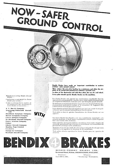 Safer Ground Control With Bendix Aircraft Brakes                 