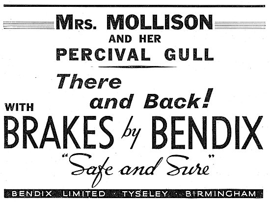 Bendix Aircraft Brakes - Mollison Gull                           