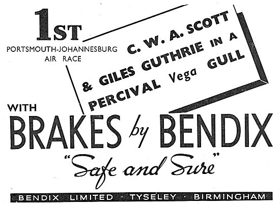 Bendix Aircraft Brakes - Scott Guthrie Joburg Race               