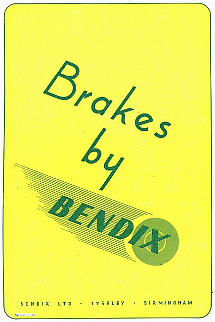 Bendix Braking Systems For Aircraft                              