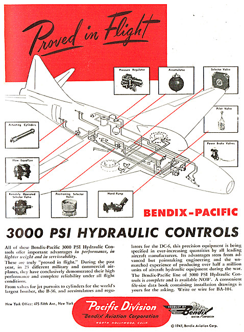 Bendix Pacific Hydraulic Controls                                