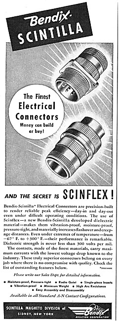 Bendix Scintilla Electrical Connectors                           