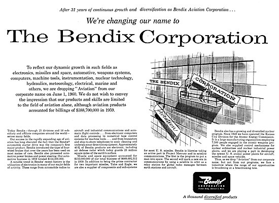 Bendix Corporation : Avionics & Electronic Systems               