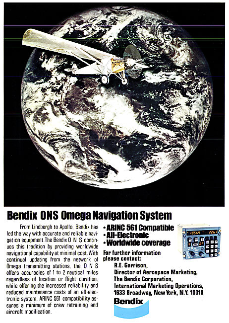 Bendix ONS Omega Navigation System                               