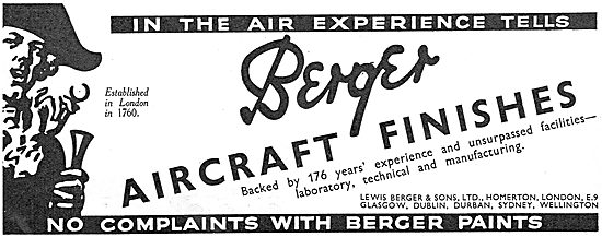 Berger Aircraft Paints & Finishes                                