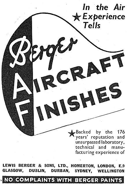 Berger Aircraft Finishes                                         