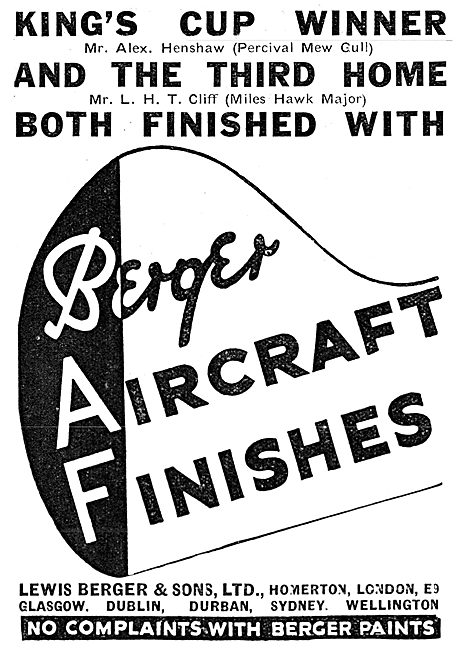 Berger Aircraft Finishes                                         