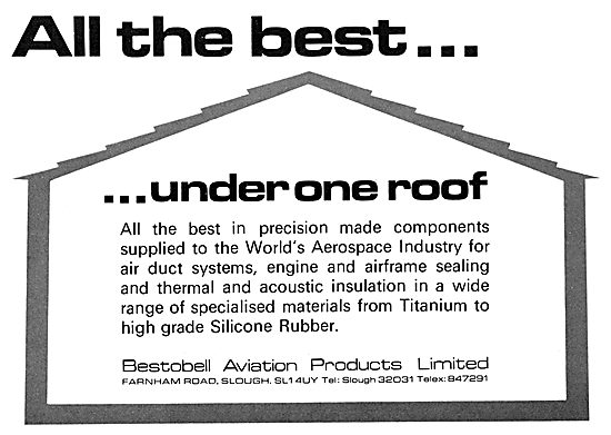 Bestobell Aviation Products - Air Ducts, Insulation & Seals      