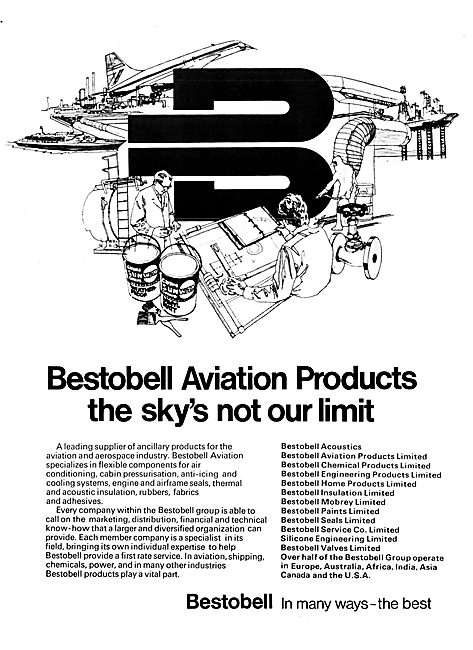 Bestobell Aviation Products 1977                                 