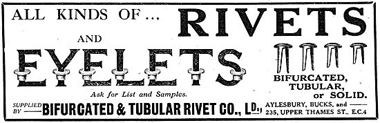 Bifurcated & Tubular Rivet. - AGS, Rivets & Eyelets              