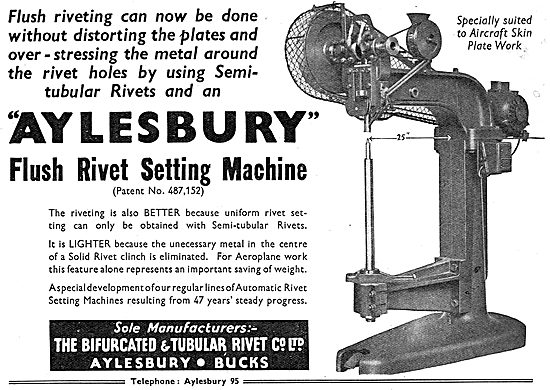 Bifurcated & Tubular Rivet. Flush Rivet Setting Machine          