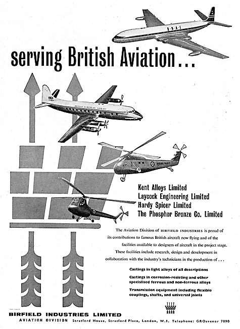 Birfield Industries Light Alloy Castings For Aircraft Industry   