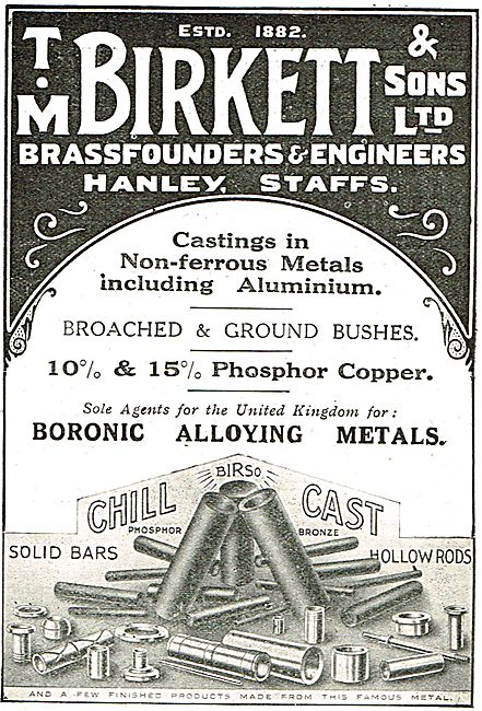 T M Birkett - Brassfounders & Engineers                          