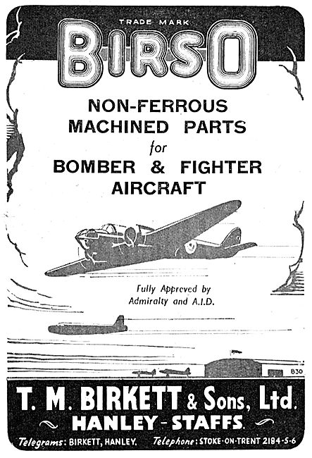 T M Birkett - Non Ferrous Machined Parts                         