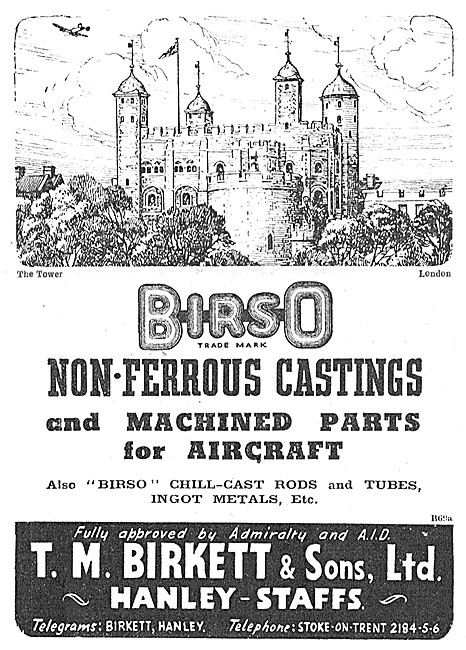 BIRSO  - Birketts Non-Ferrous Castings & Machined Parts          