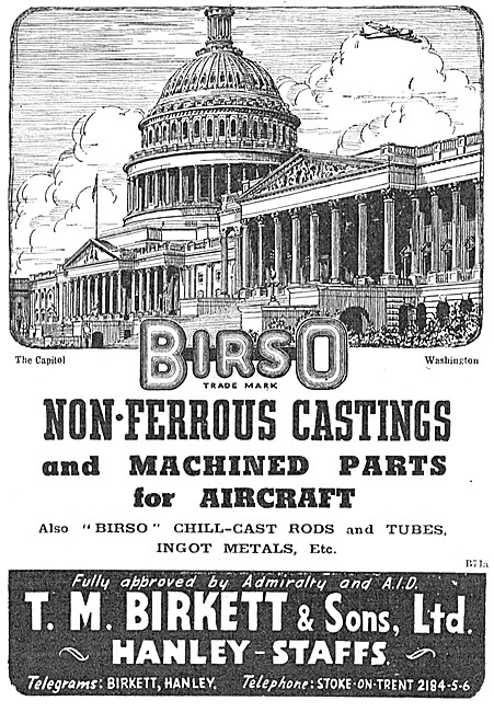 T.M.Birkett BIRSO Non-Ferrous Castings & Machined Parts          