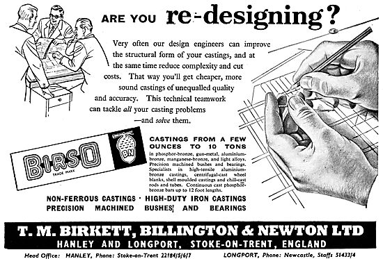 T.M.Birkett. Non-Ferrous Castings, Prototyping & Machining       