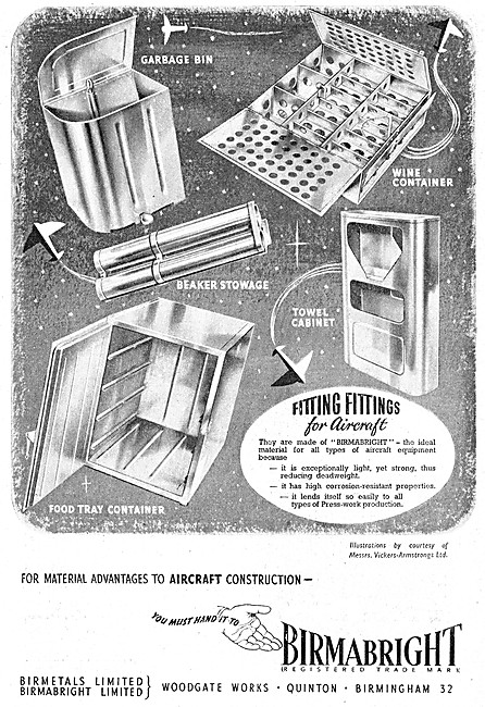 Birmabright Aircraft Fittings Sheet Metal Work & Castings        