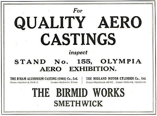 Birmid: Birmingham Aluminium - Quality Aero Castings             