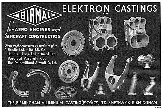 Birmid: Birmingham Aluminium - Quality Elektron Aero Castings    