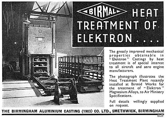 Birmid: Birmingham Aluminium - Elektron Heat Treatment           