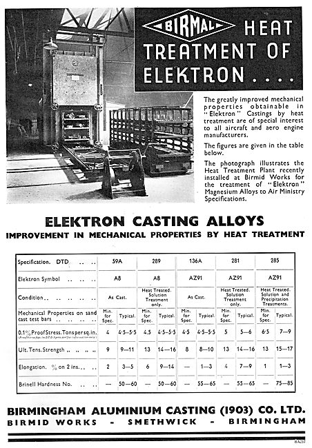 Birmid: Birmingham Aluminium - Quality Aero Castings             