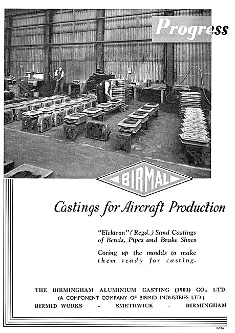 Birmingham Aluminium Castings For Aircraft Production            