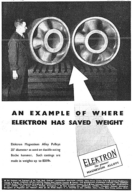 Magnesium Elektron - Sterling Metals James Booth F.A.Hughes      