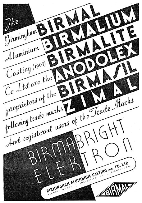 Birmingham Aluminium - Birmal - Birmid                           