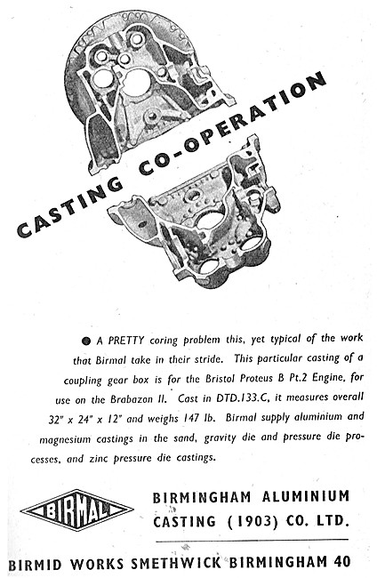 Birmid: Birmingham Aluminium - Aero Castings                     