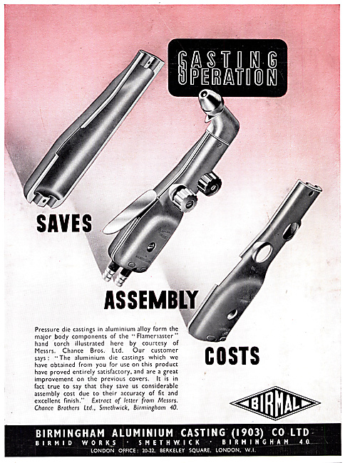 Birmid: Birmingham Aluminium - Birmal Castings                   