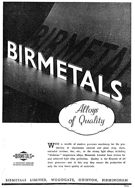 Birmetals For Extruded, Drawn & Coated Aluminium.                