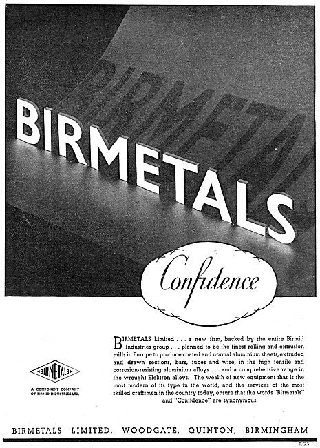 Birmetals Extruded, Drawn & Coated Aluminium.                    